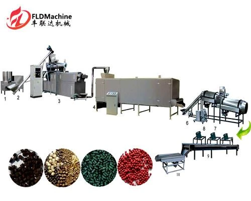 floating fish food machine